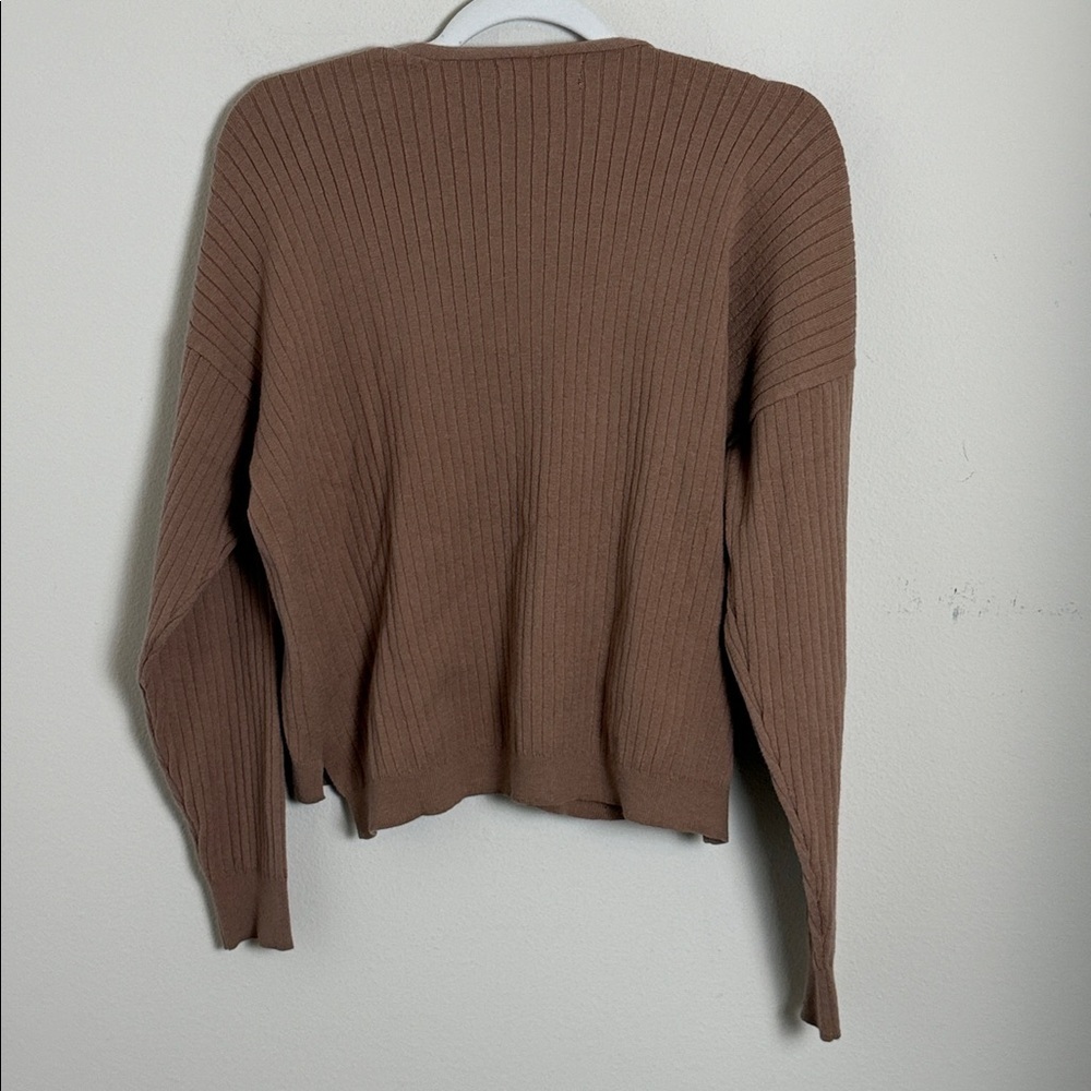 Able Brown V Neck Sweater Size XS - Picture 5 of 5